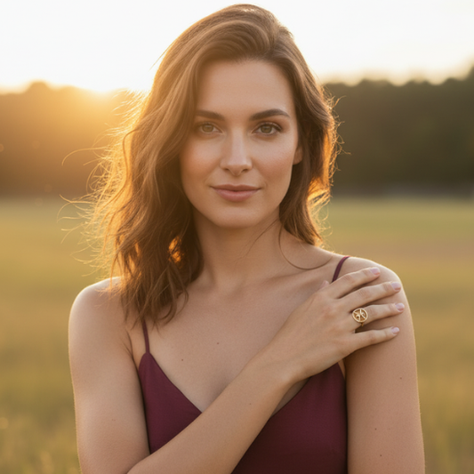 Celestial Zodiac Sign Rings