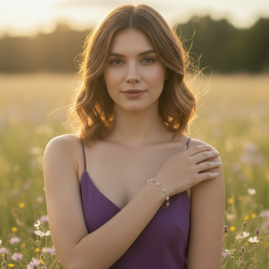 Mystic Rose Quartz Bracelet