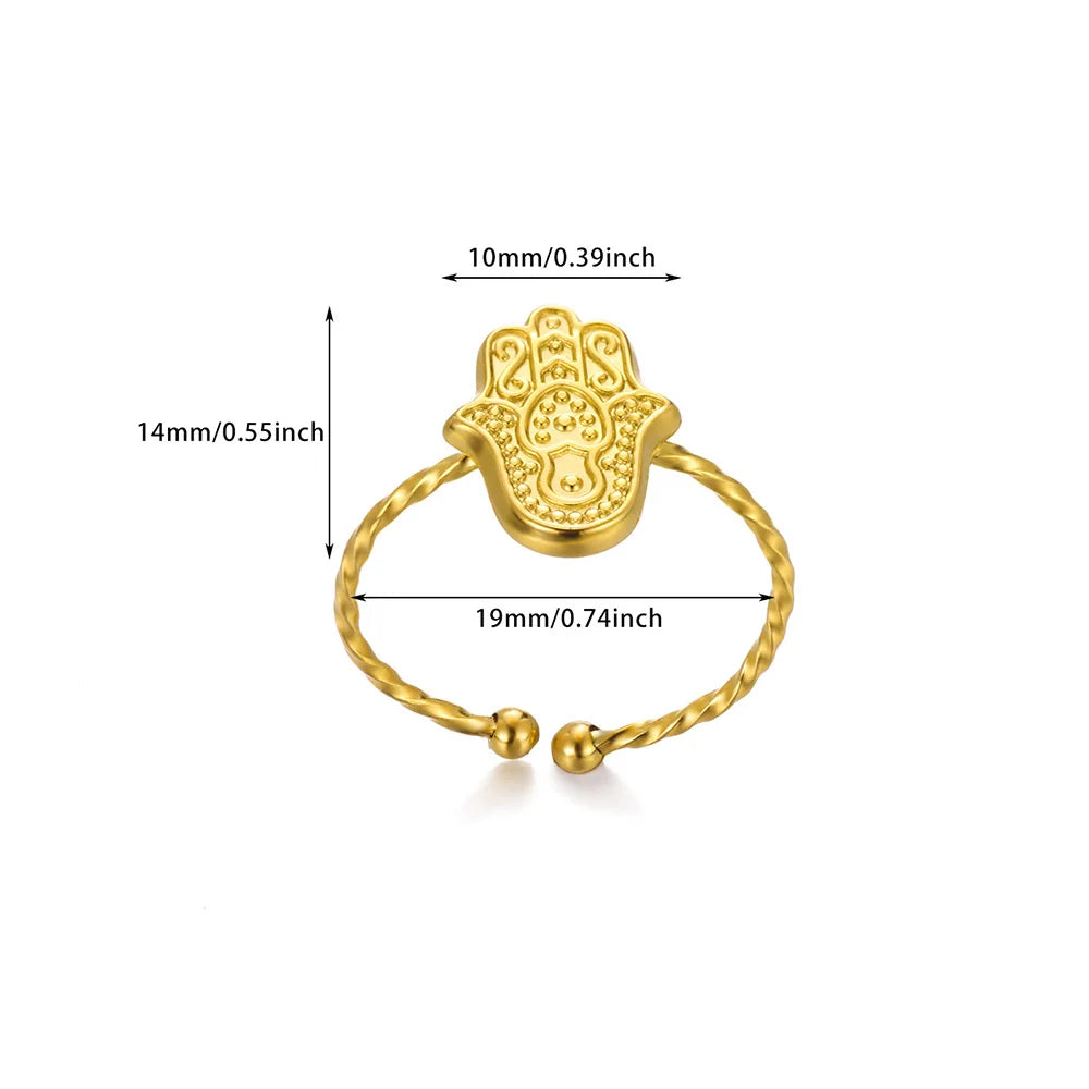 Hamsa Protection Ring