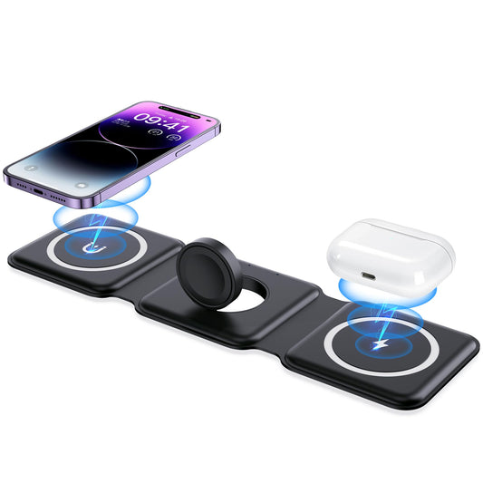 3 in 1 Foldable Magnetic Wireless Charger