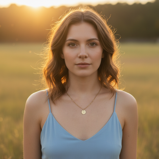 Celestial Zodiac Sign Amulet Necklace