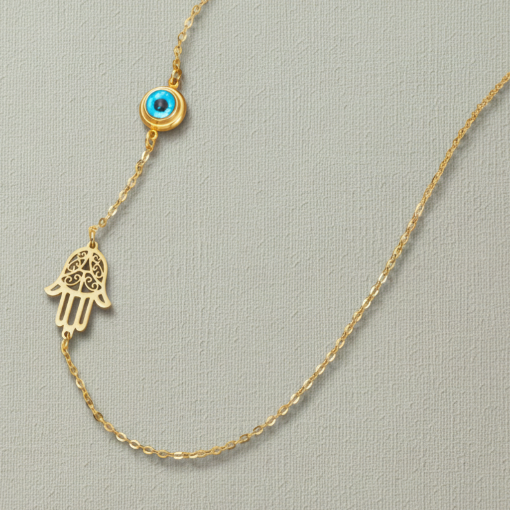 Sacred Protection Duo Pendant Necklace