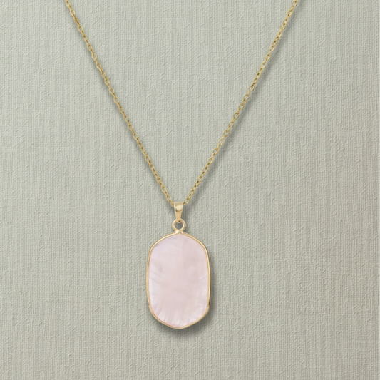 Mystic Rose Quartz Necklace