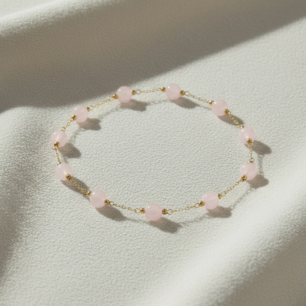 Mystic Rose Quartz Bracelet