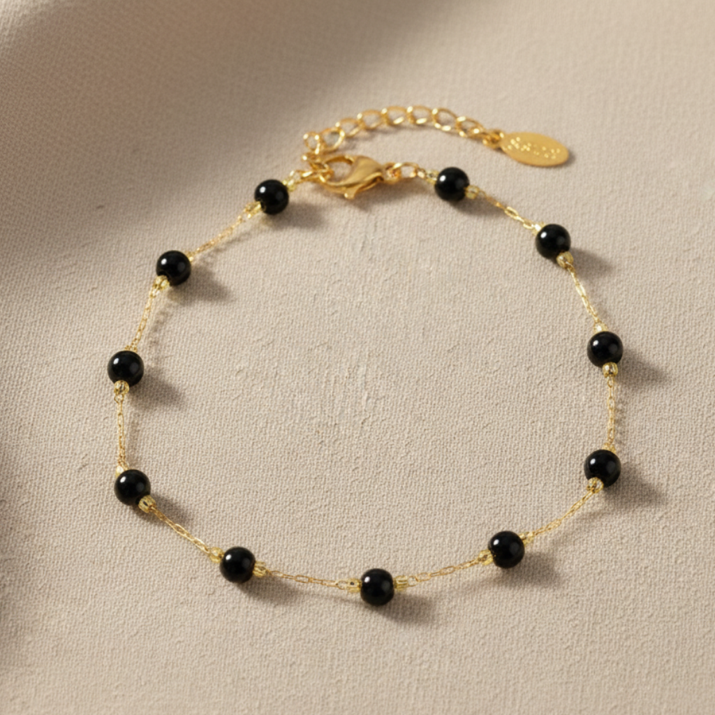 Mystic Black Obsidian Bracelet