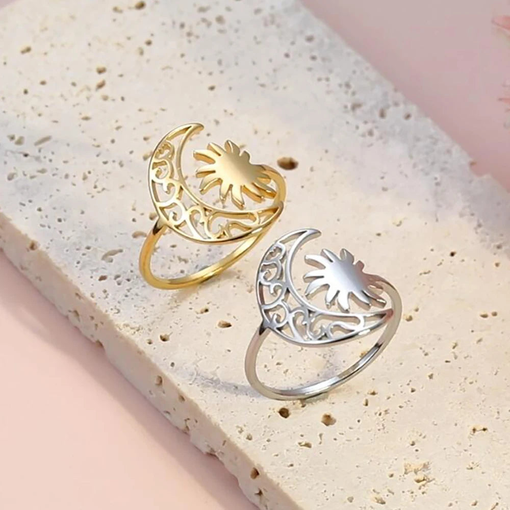 Divine Sun & Moon Union Ring
