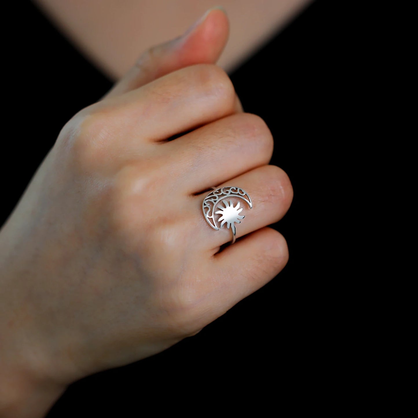 Divine Sun & Moon Union Ring