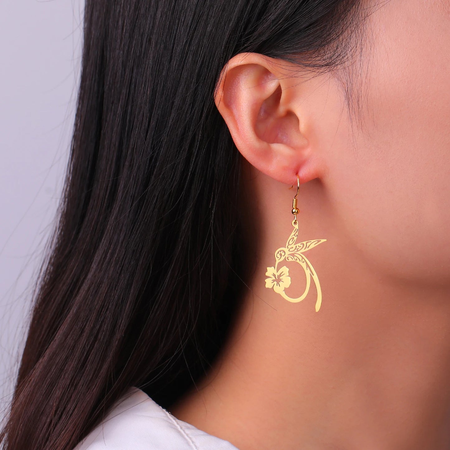 Divine Hummingbird Essence Earrings