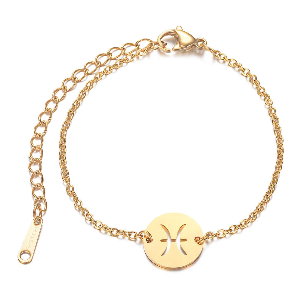 Celestial Zodiac Sign Amulet Bracelet