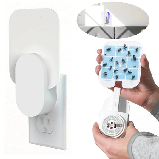 Mosquitoes Trap UV Light - 2  Plug-in Traps + 5 Sticky Cards