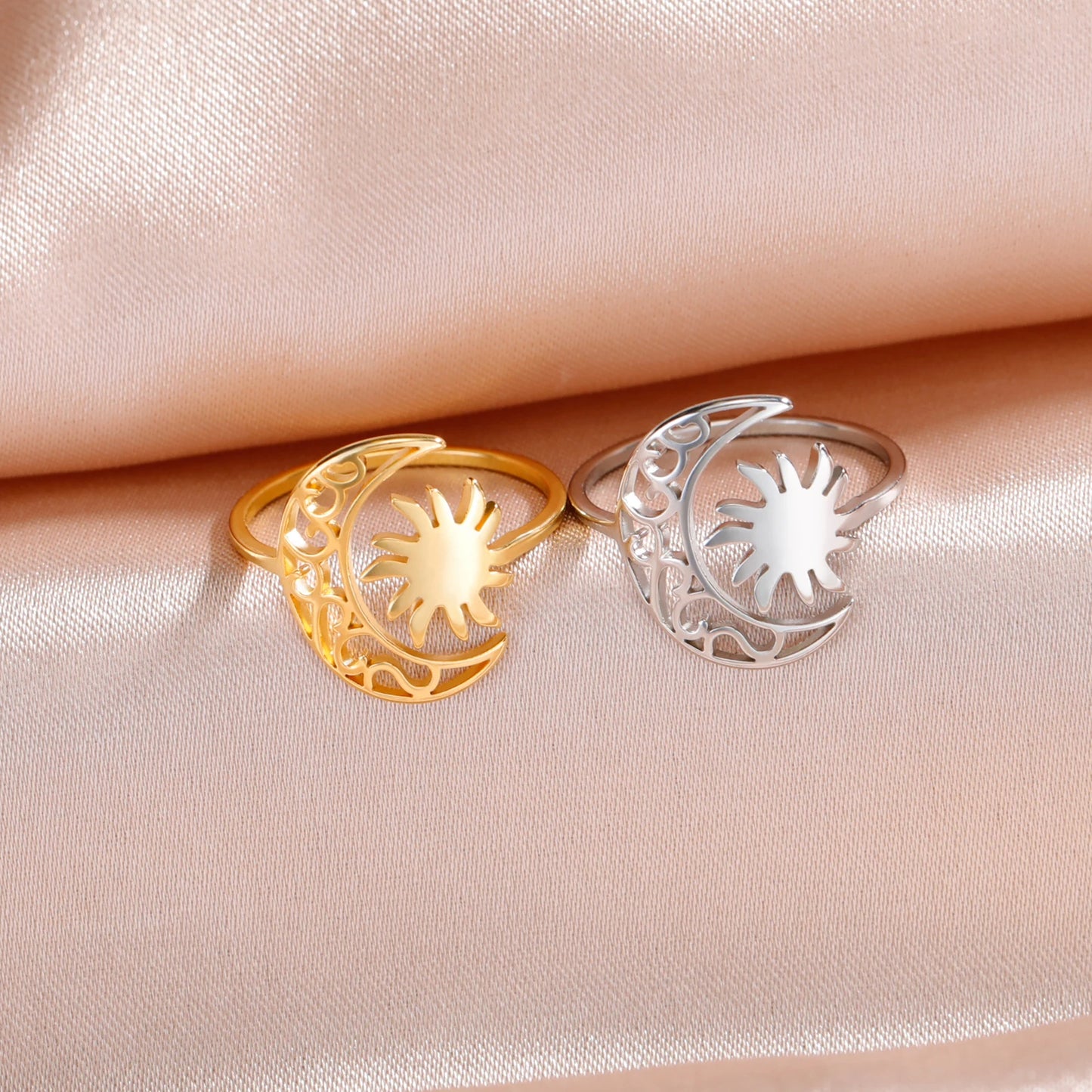 Divine Sun & Moon Union Ring