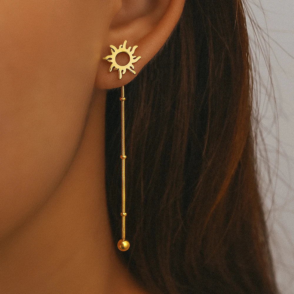 Solar Dawn Whisper Earrings