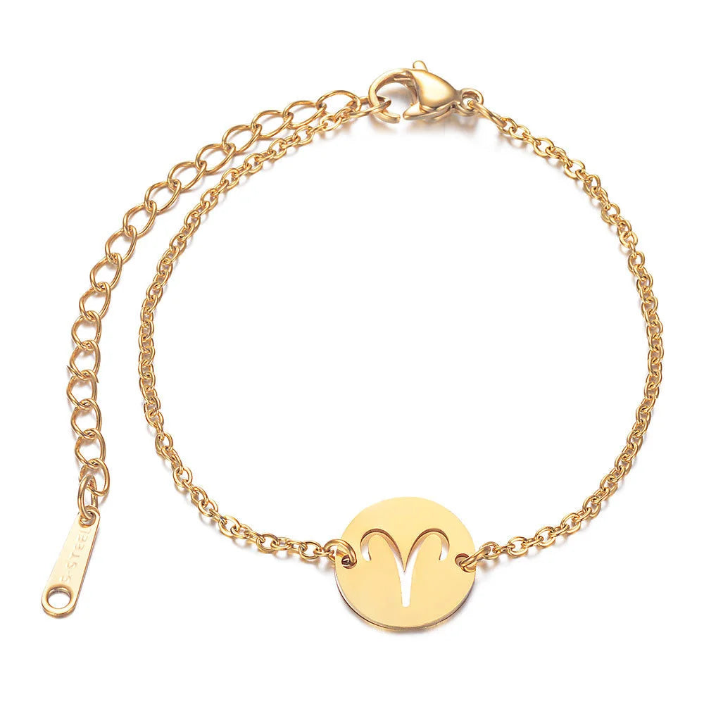 Celestial Zodiac Sign Amulet Bracelet