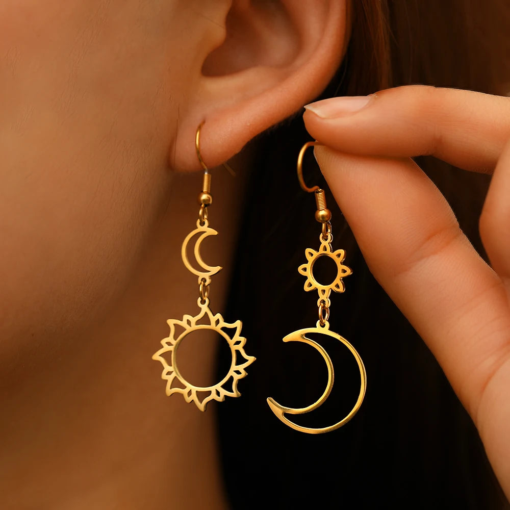 SunMoon Essence Earrings
