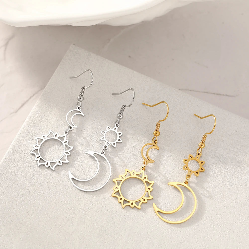 SunMoon Essence Earrings