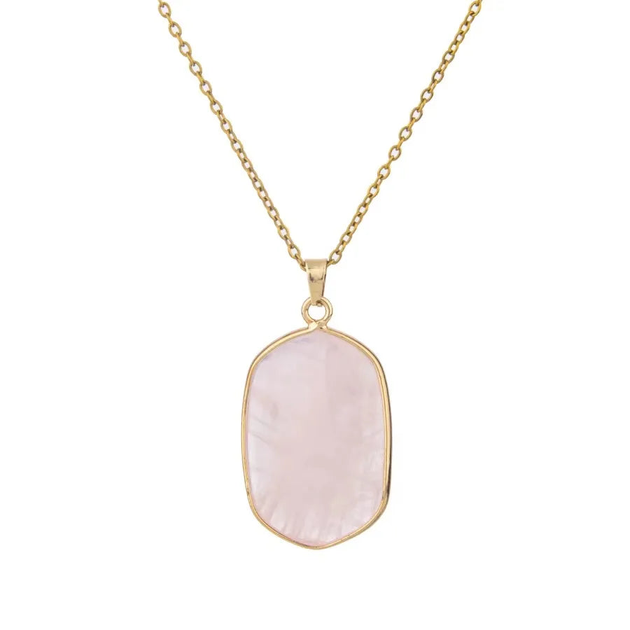 Mystic Rose Quartz Necklace
