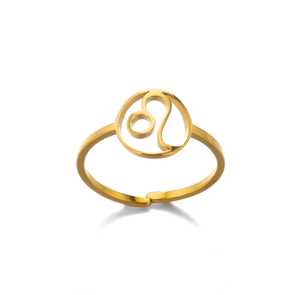 Celestial Zodiac Sign Rings
