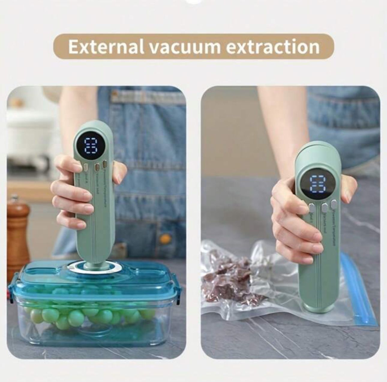 3 in 1 - Vaccum Sealer Pumping Wireless + FREE GIFT