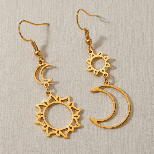 SunMoon Essence Earrings