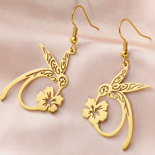 Divine Hummingbird Essence Earrings